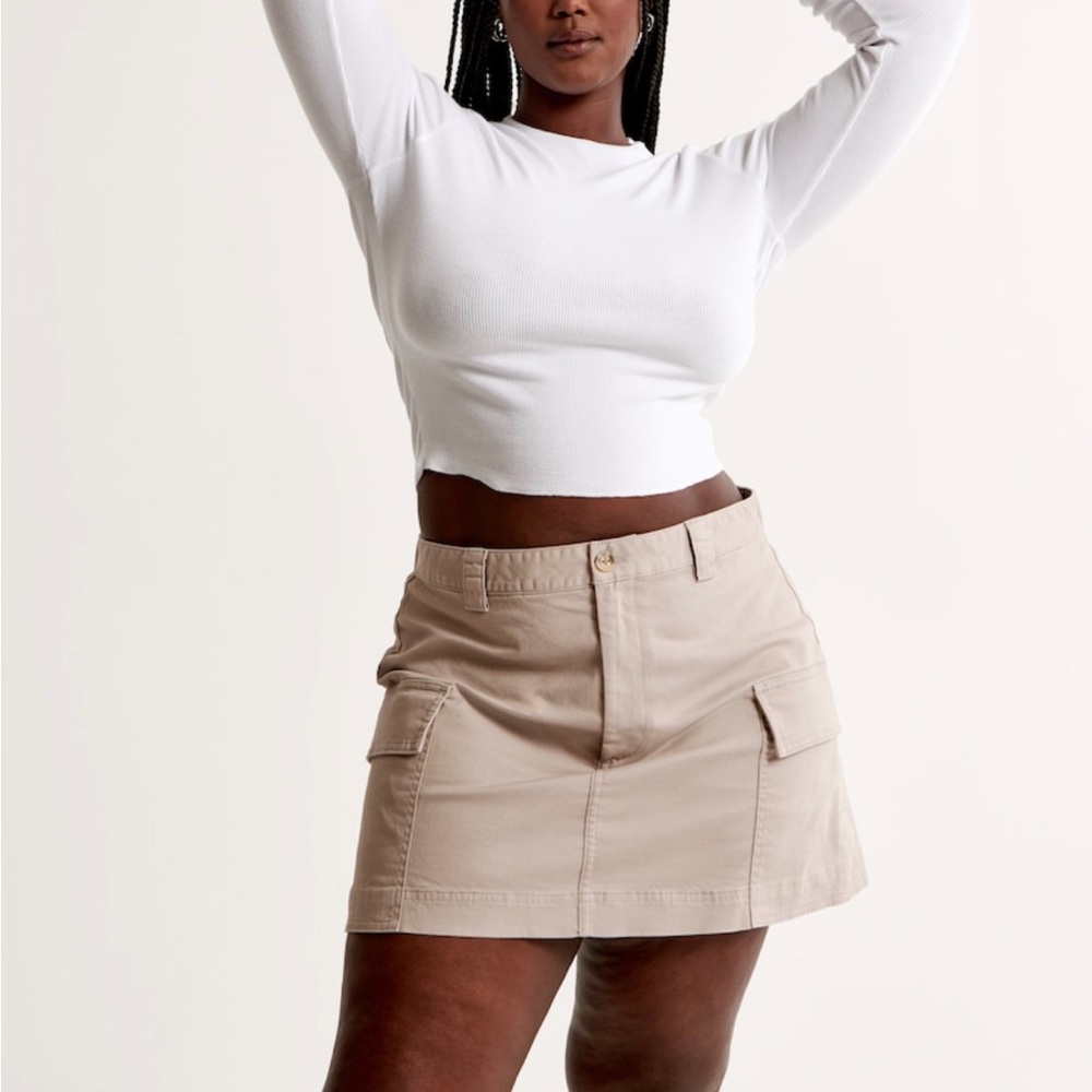 Abercrombie utility mini skirt